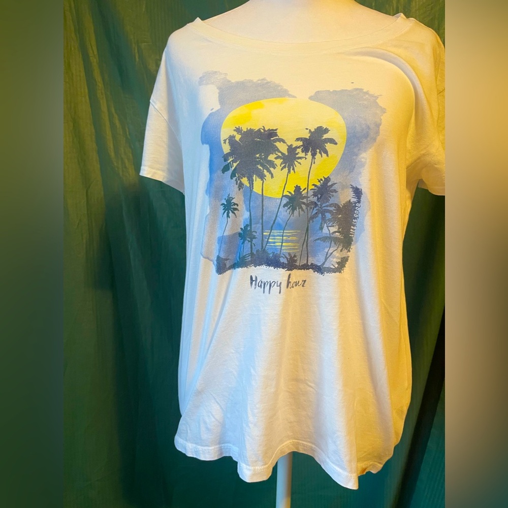 Ladies Happy Hour tee by Life Is Goix